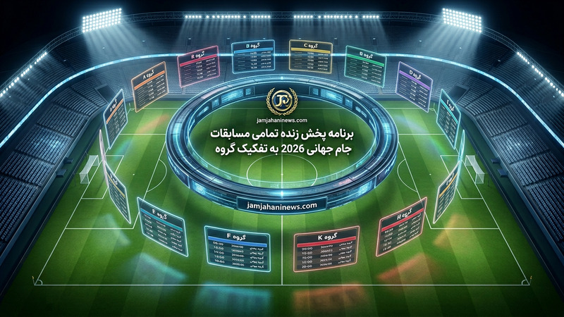 برنامه پخش زنده تمامی مسابقات جام جهانی 2026 به تفکیک گروه