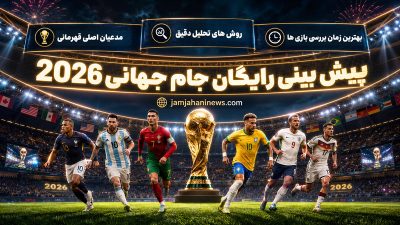 آموزش پیش بینی رایگان جام جهانی 2026 | سود های میلیونی بدون ریسک