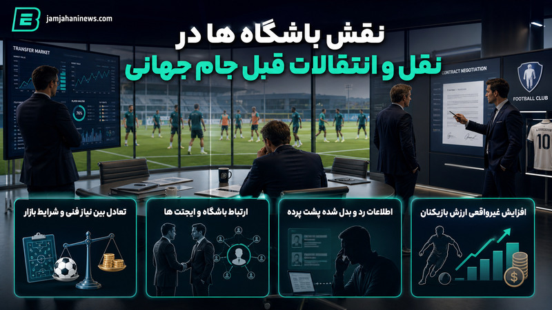 نقش باشگاه ها در نقل و انتقالات قبل جام جهانی